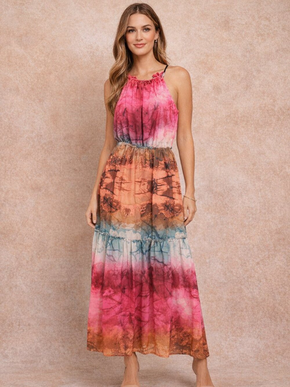 Adelyn Rae Multicolored Dress Size S